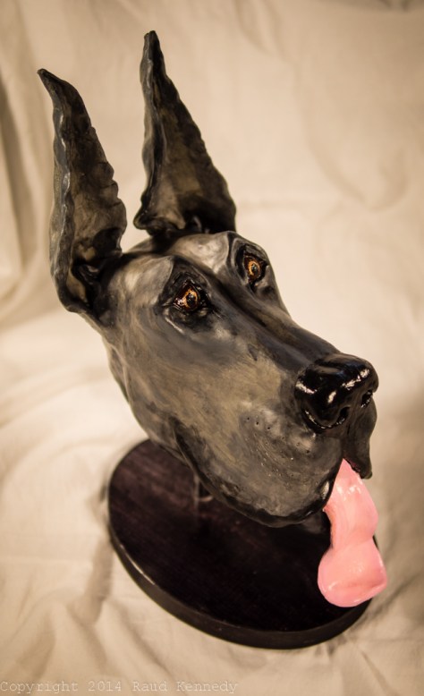 ceramic dog sculpture - great dane 2