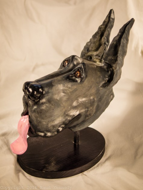 ceramic dog sculpture - great dane 3