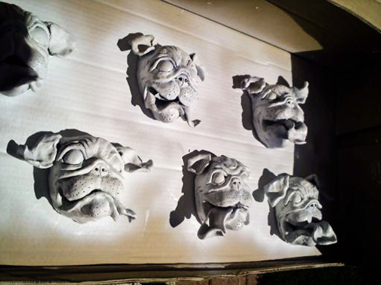 ceramic pugs paint booth